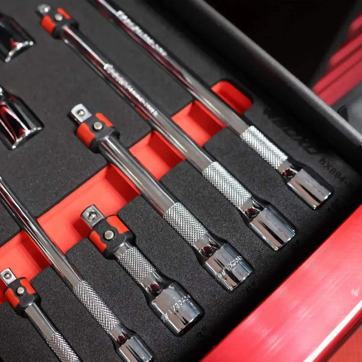 11-Piece Master Quick Release Locking Extension Bar Set | 1/3 Drawer EVA Foam - Image 6