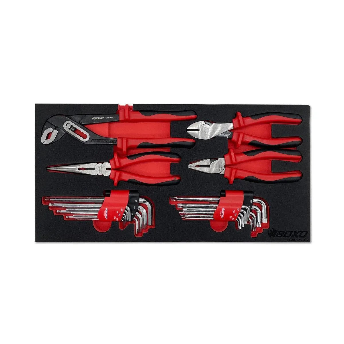 117-Piece SAE Tool Set for 3-Drawer Hand Carry Box - Image 3