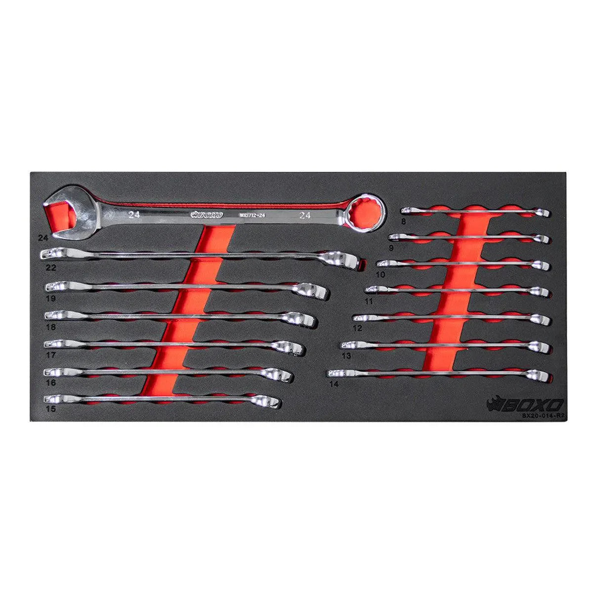 133-Piece, 6 and 12-Point, Metric Tool Set for 3-Drawer Hand Carry Box - Image 5