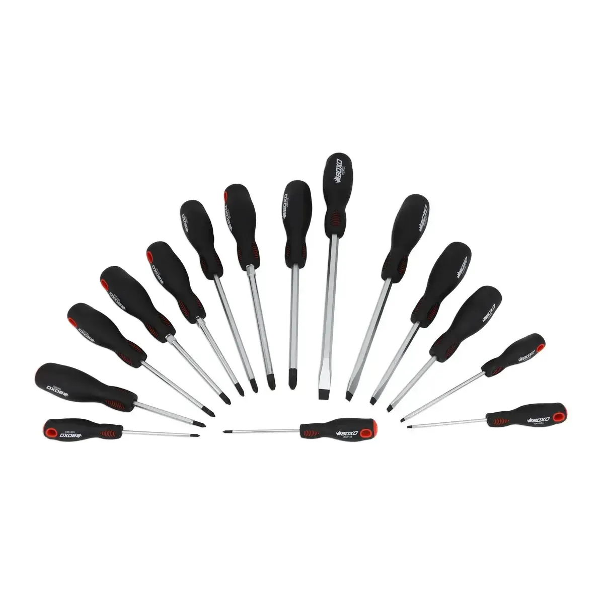 15-Piece Slotted, Phillips & Pozi Tip Screwdriver Set | 2/3rd EVA Foam - Image 3