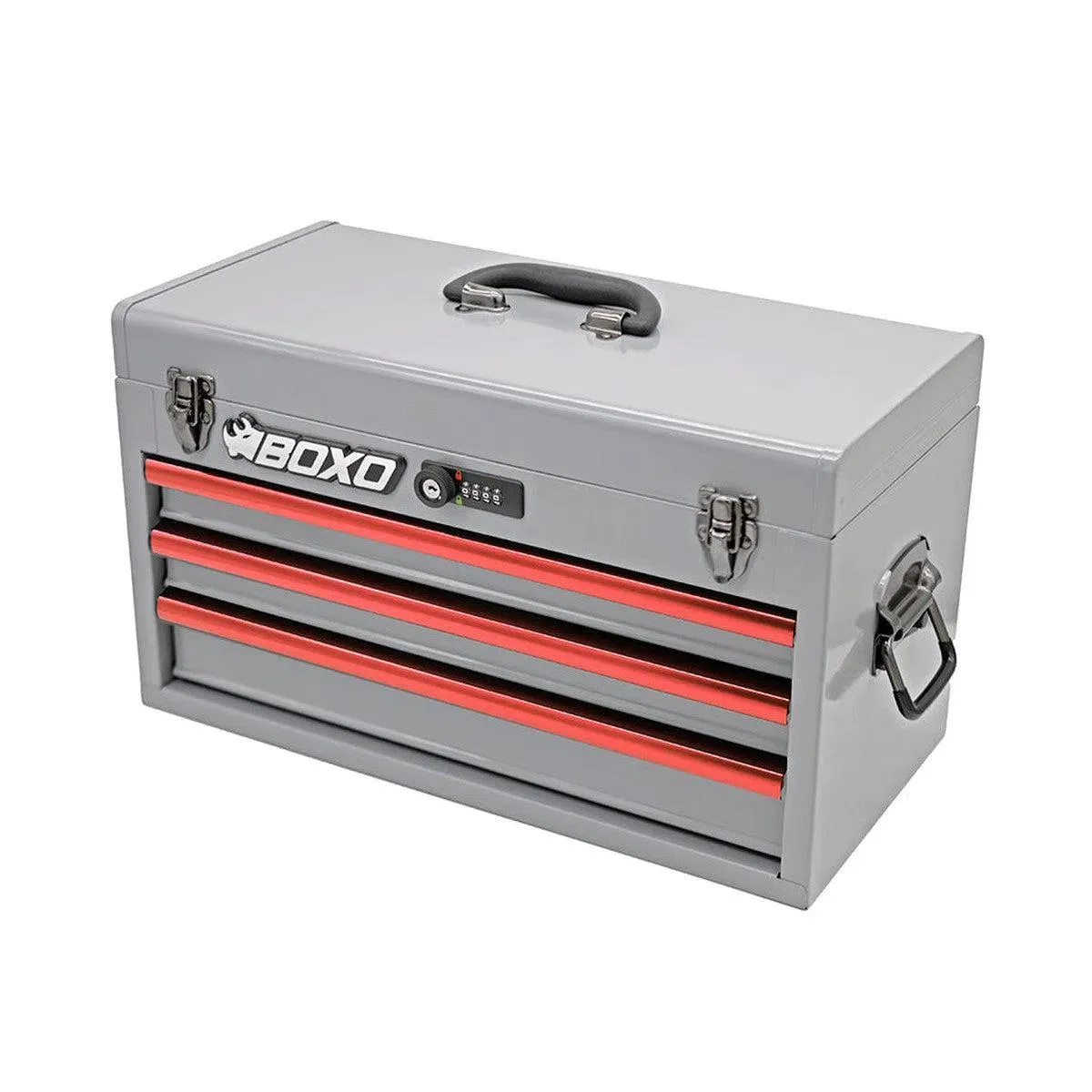 159-Piece Metric and SAE Combo 3-Drawer Hand Carry Tool Box - Image 13