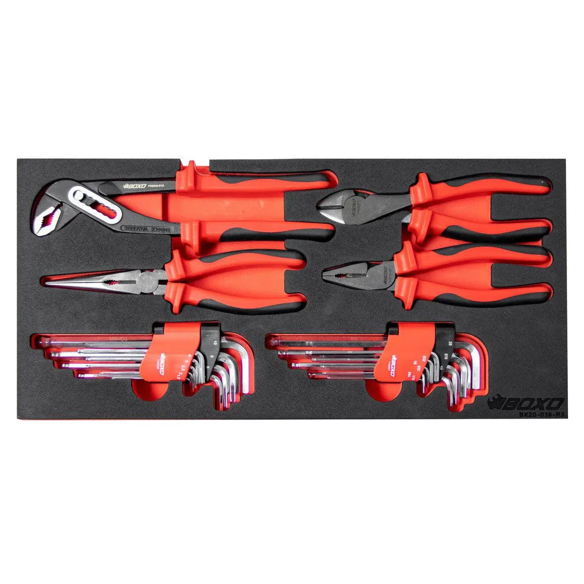 159-Piece, 6 and 12-Point, Metric and SAE Combo Tool Set for 3-Drawer Hand Carry Box - Image 3
