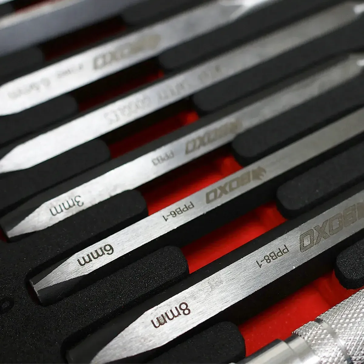 17-Piece Punch & Chisel Set | 1/3 Drawer EVA Foam - Image 3