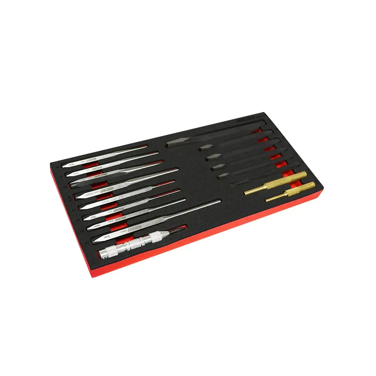 17-Piece Punch & Chisel Set | 1/3 Drawer EVA Foam - Image 5