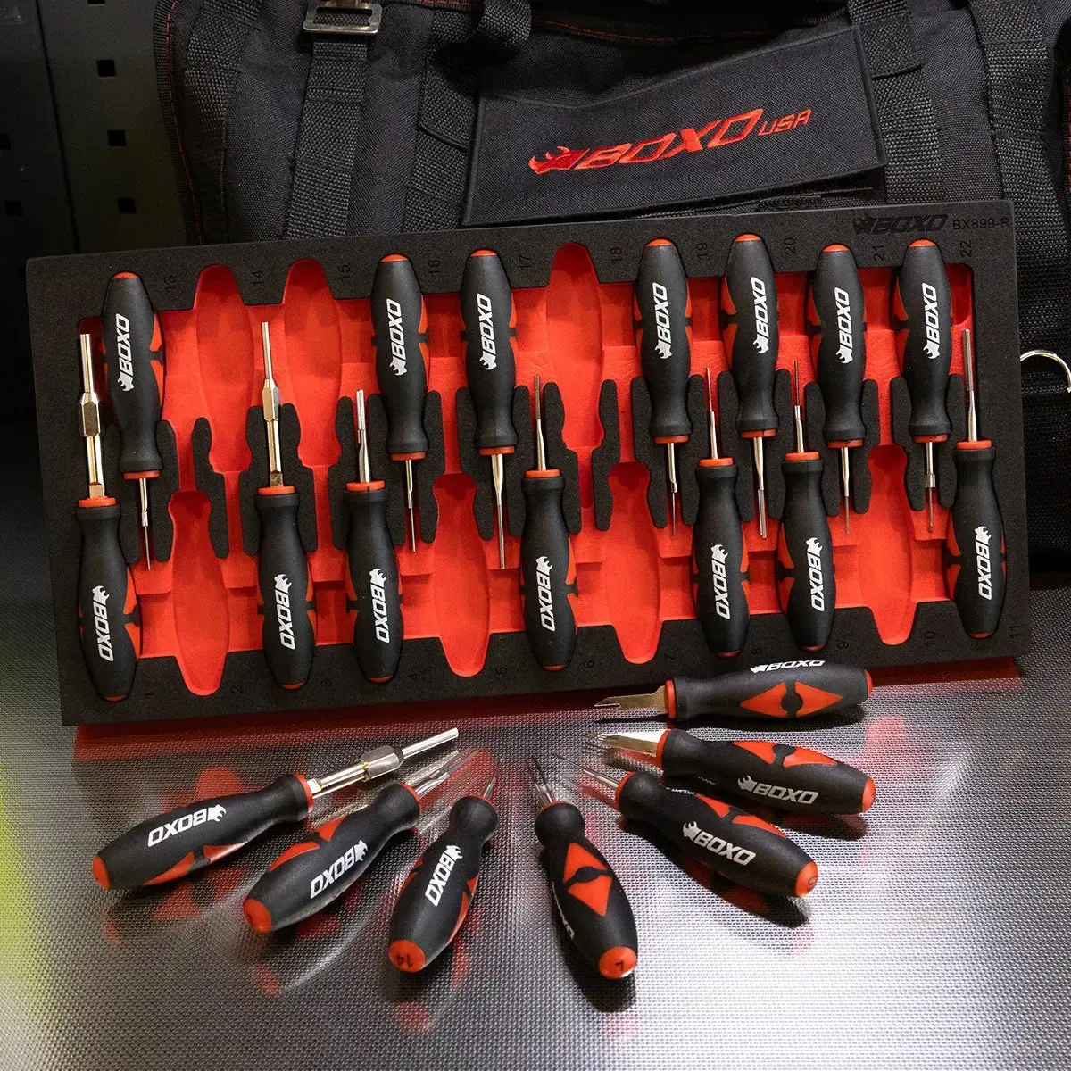 21-Piece Electrical Terminal Removal Tool Set | 1/3 Drawer EVA Foam - Image 4