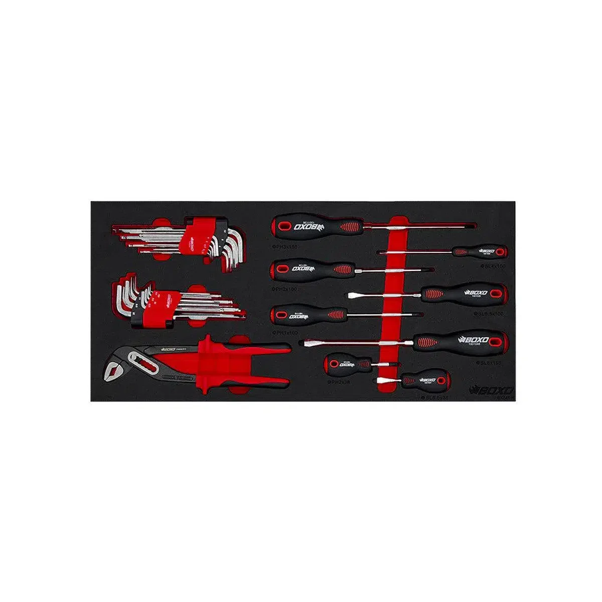 227-Piece Metric and SAE Combo 5-Drawer Hand Carry Tool Box - Image 6
