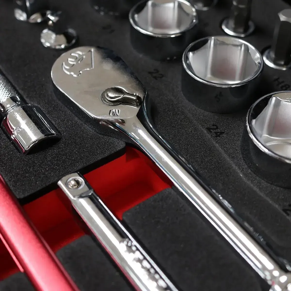 MotoBox | 103-Piece Metric Motorcycle 3-Drawer Hand Carry Tool Box - Image 9