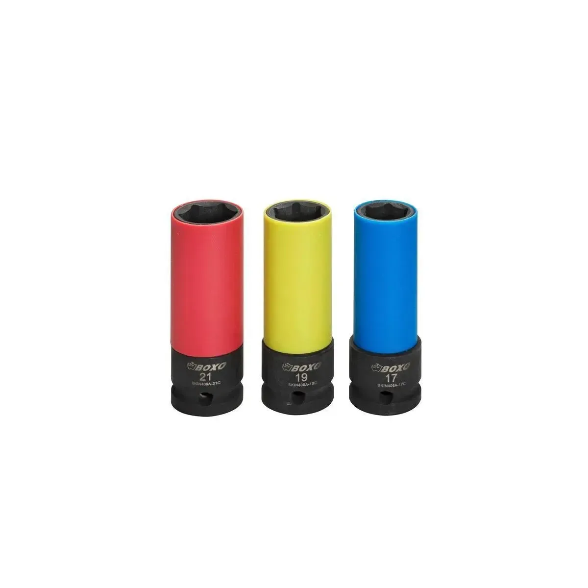 3-Piece Impact-Rated Mag Wheel Socket Set with Protective Sleeves - Image 4