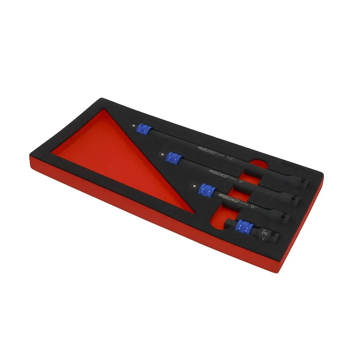 4-Piece ½” Drive Quick Release Impact Extension Set | 1/3 Drawer EVA Foam - Image 3