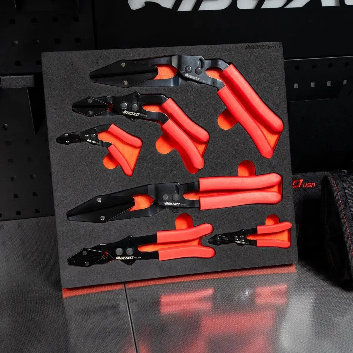 6-Piece Pinch Off Pliers Set | 2/3 Drawer EVA Foam - Image 10