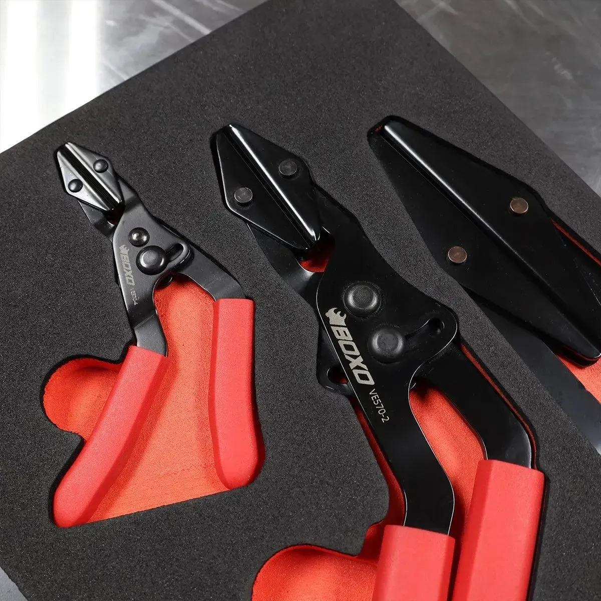 6-Piece Pinch Off Pliers Set | 2/3 Drawer EVA Foam - Image 8