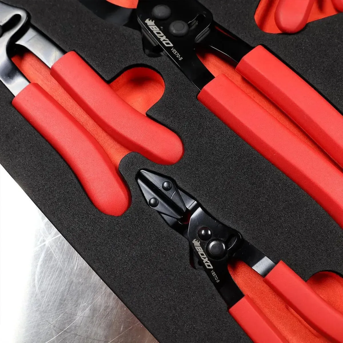 6-Piece Pinch Off Pliers Set | 2/3 Drawer EVA Foam - Image 9