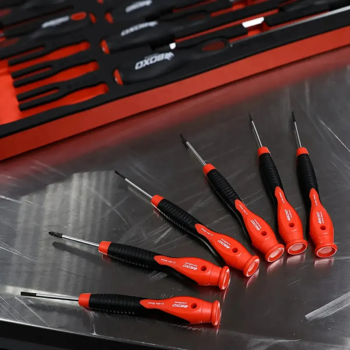 64-Piece Master Screwdriver & Bit Set | 3/3 Drawer EVA Foam - Image 17