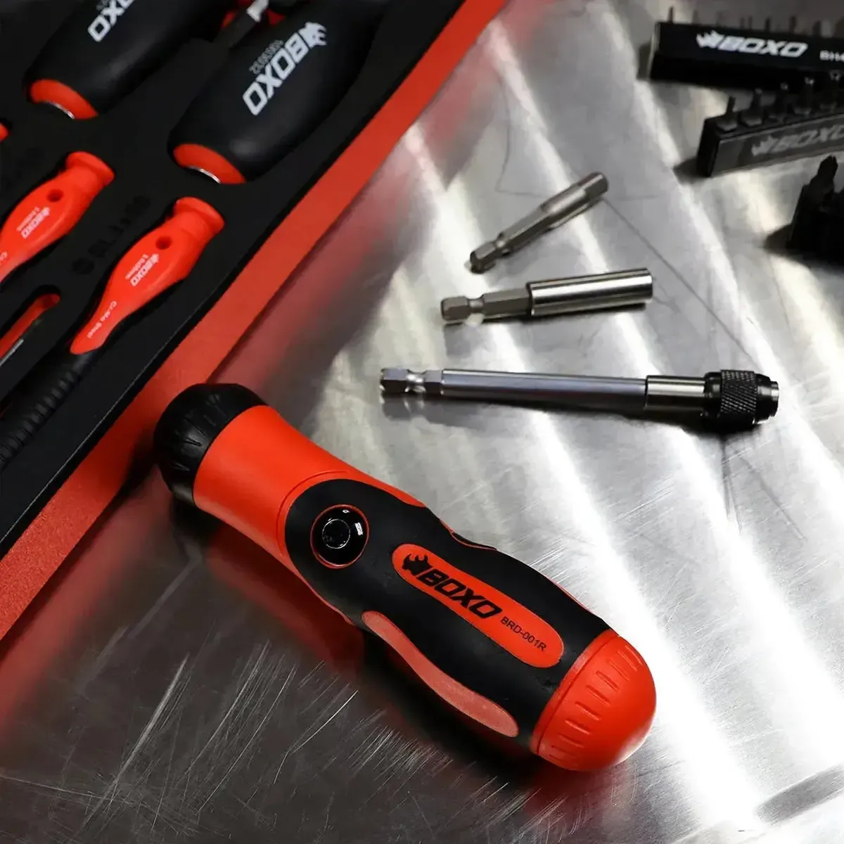 64-Piece Master Screwdriver & Bit Set | 3/3 Drawer EVA Foam - Image 9