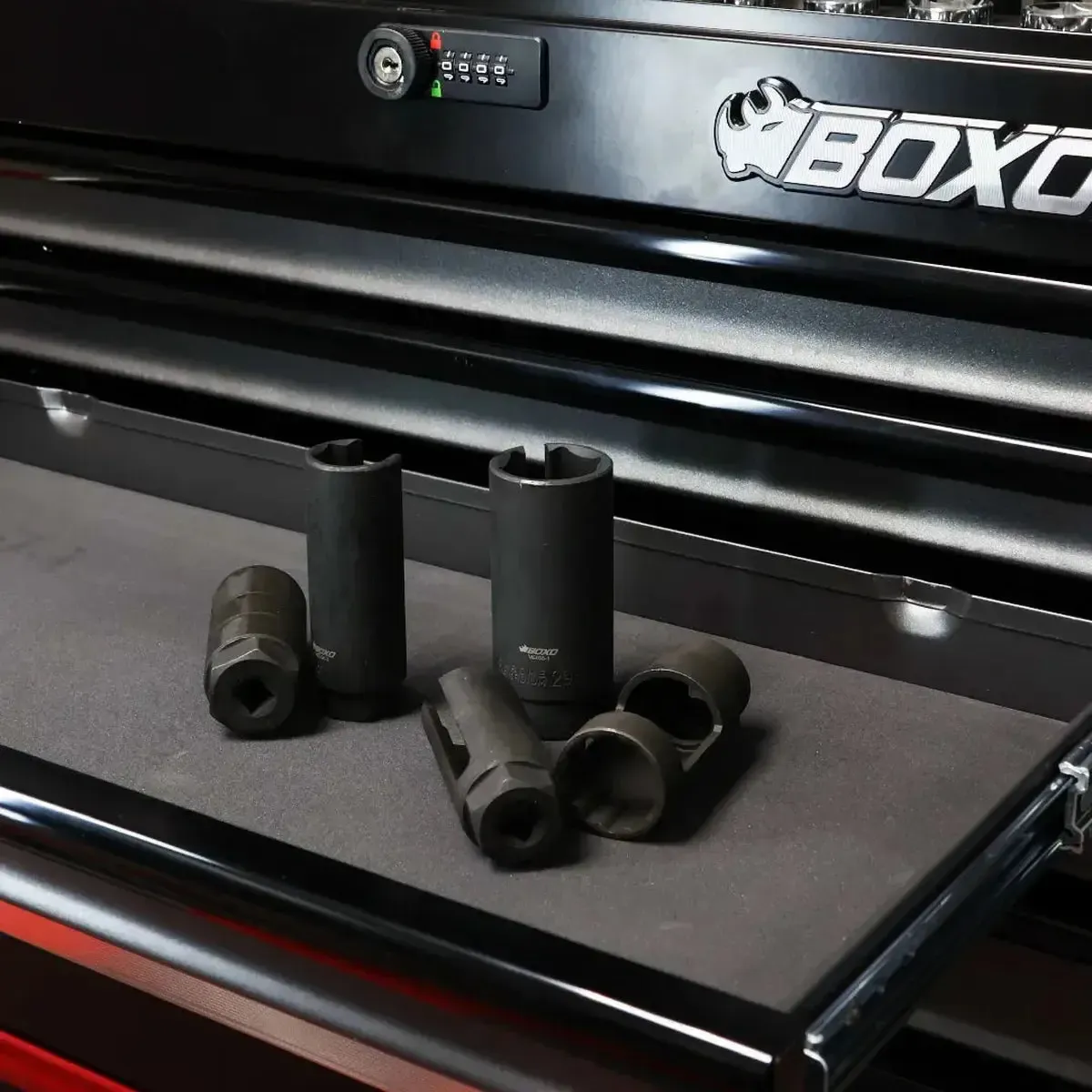 7-Piece Metric & SAE Oxygen Sensor & Sending Unit Socket Set | 1/6 Drawer EVA Foam - Image 8