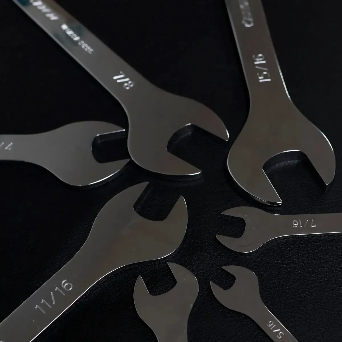 7-Piece SAE Ultra-Thin Double Open End Wrench Set | 1/3 Drawer EVA Foam - Image 3