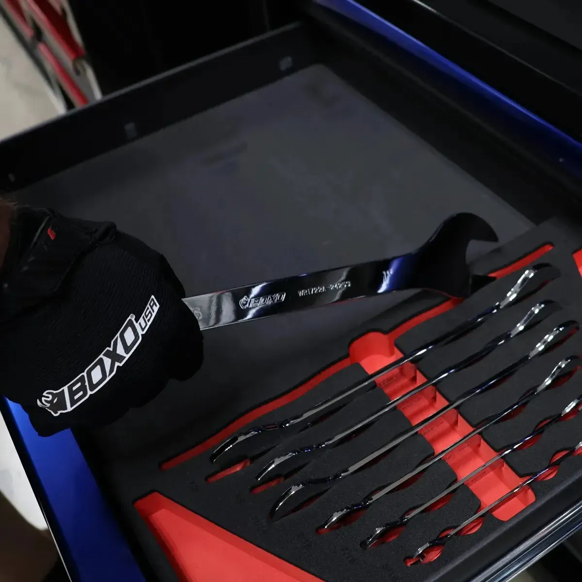 7-Piece SAE Ultra-Thin Double Open End Wrench Set | 1/3 Drawer EVA Foam - Image 5