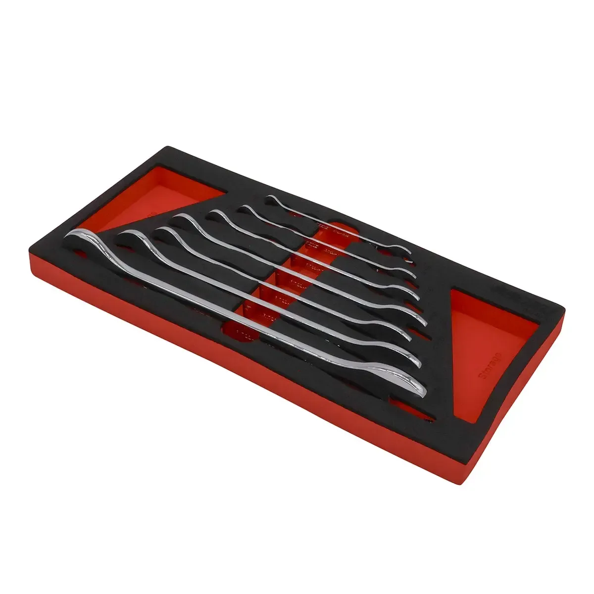 7-Piece SAE Ultra-Thin Double Open End Wrench Set | 1/3 Drawer EVA Foam - Image 6