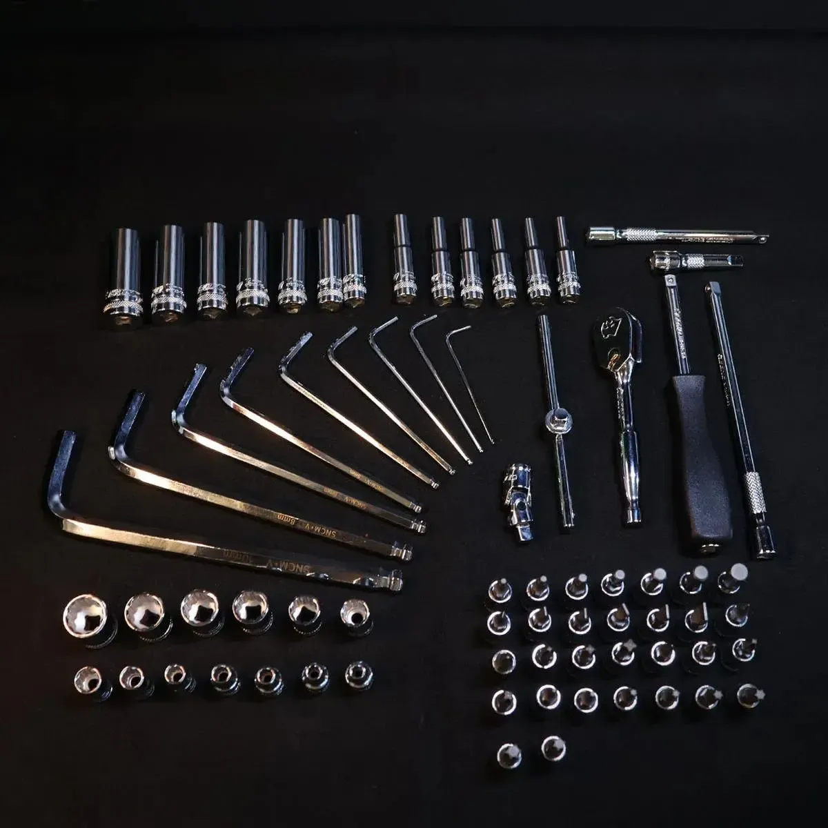 72-Piece 1/4" Drive Metric 12-Point Socket Set | 1/3rd EVA Foam - Image 11