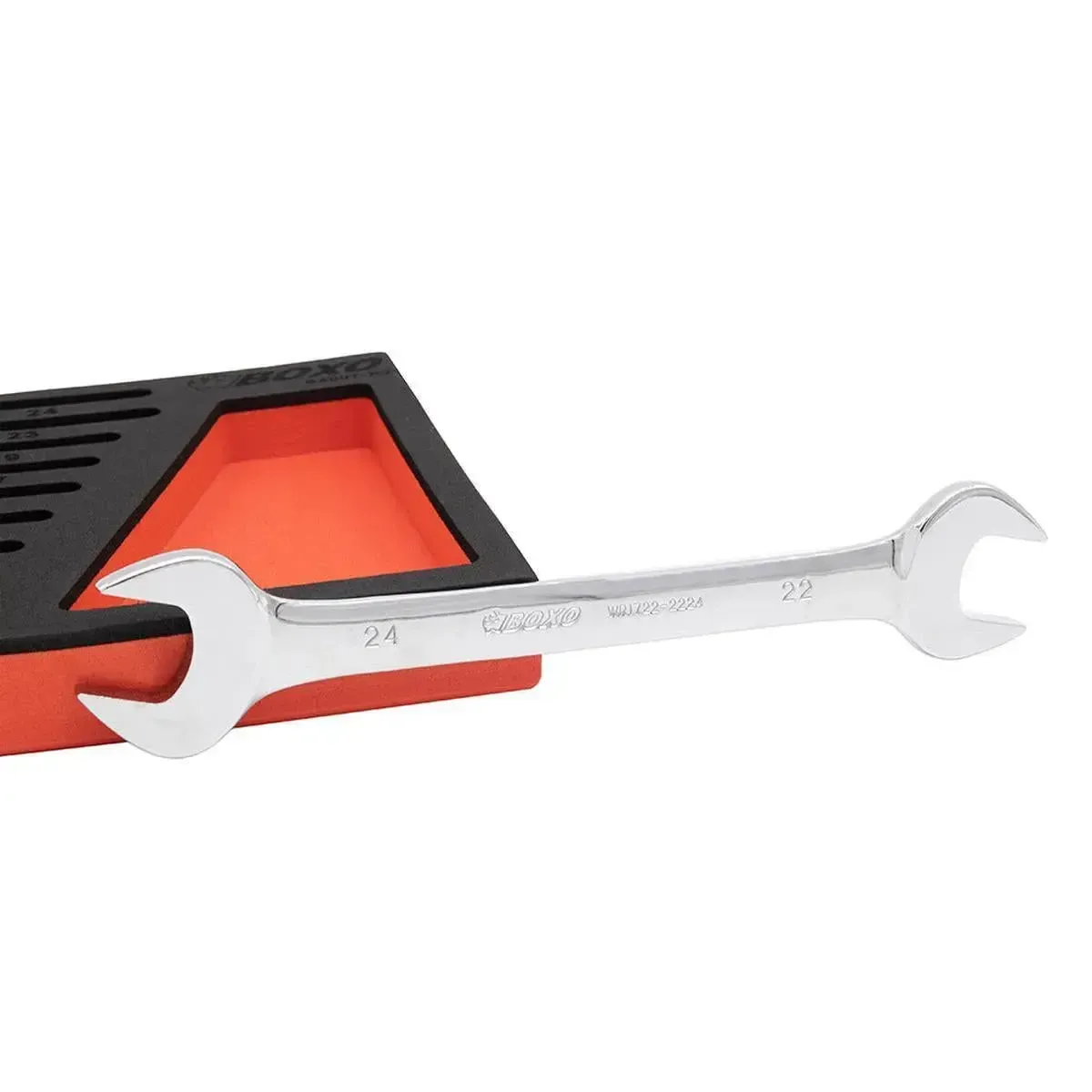 9-Piece Metric Double Open End Wrench Set | 1/3 Drawer EVA Foam - Image 4
