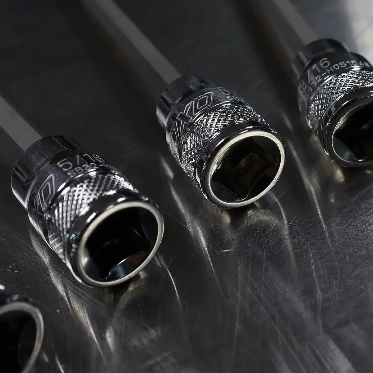 9-Piece 3/8" Drive Extra Long SAE Hex Bit Socket Set - Image 10