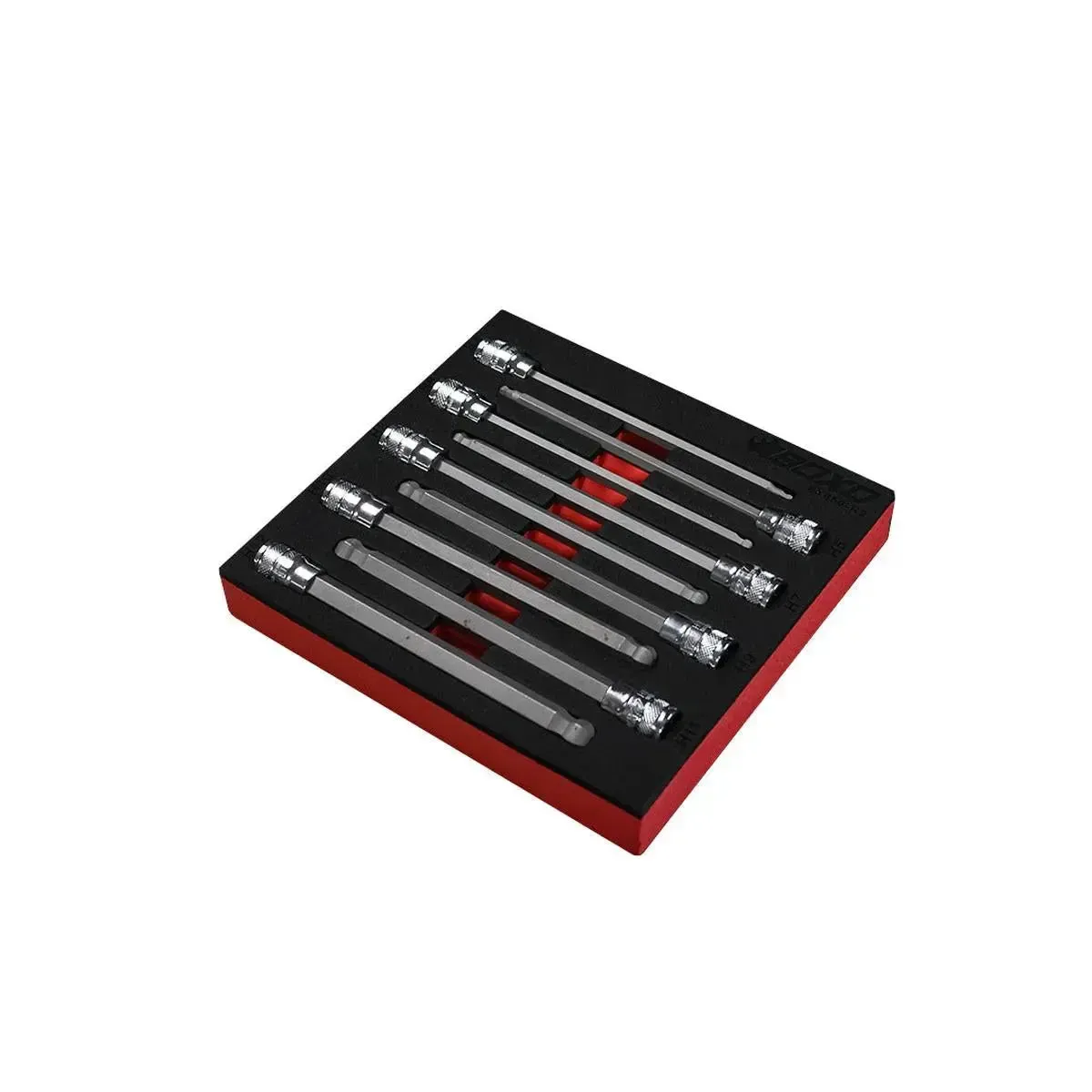 9-Piece 3/8" Drive Long Ball Point Hex Bit Socket Set | 1/6 Drawer EVA Foam - Image 2