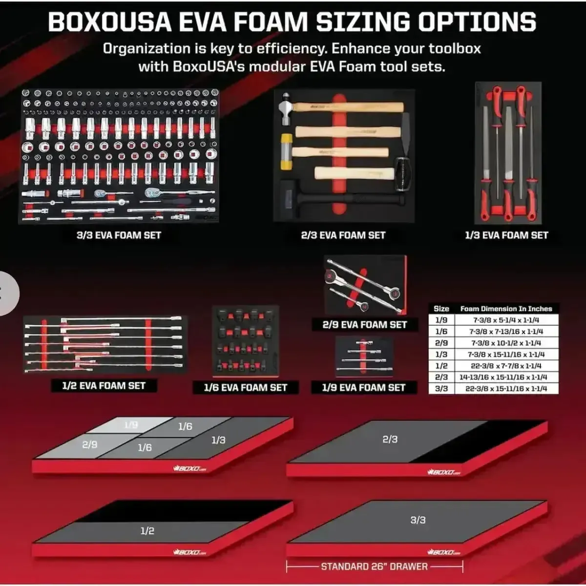 9-Piece Hook and Hose Removal Set | 2/3 Drawer EVA Foam - Image 10