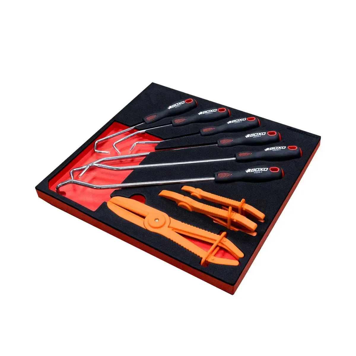 9-Piece Hook and Hose Removal Set | 2/3 Drawer EVA Foam - Image 3