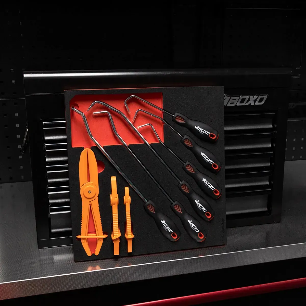 9-Piece Hook and Hose Removal Set | 2/3 Drawer EVA Foam - Image 5