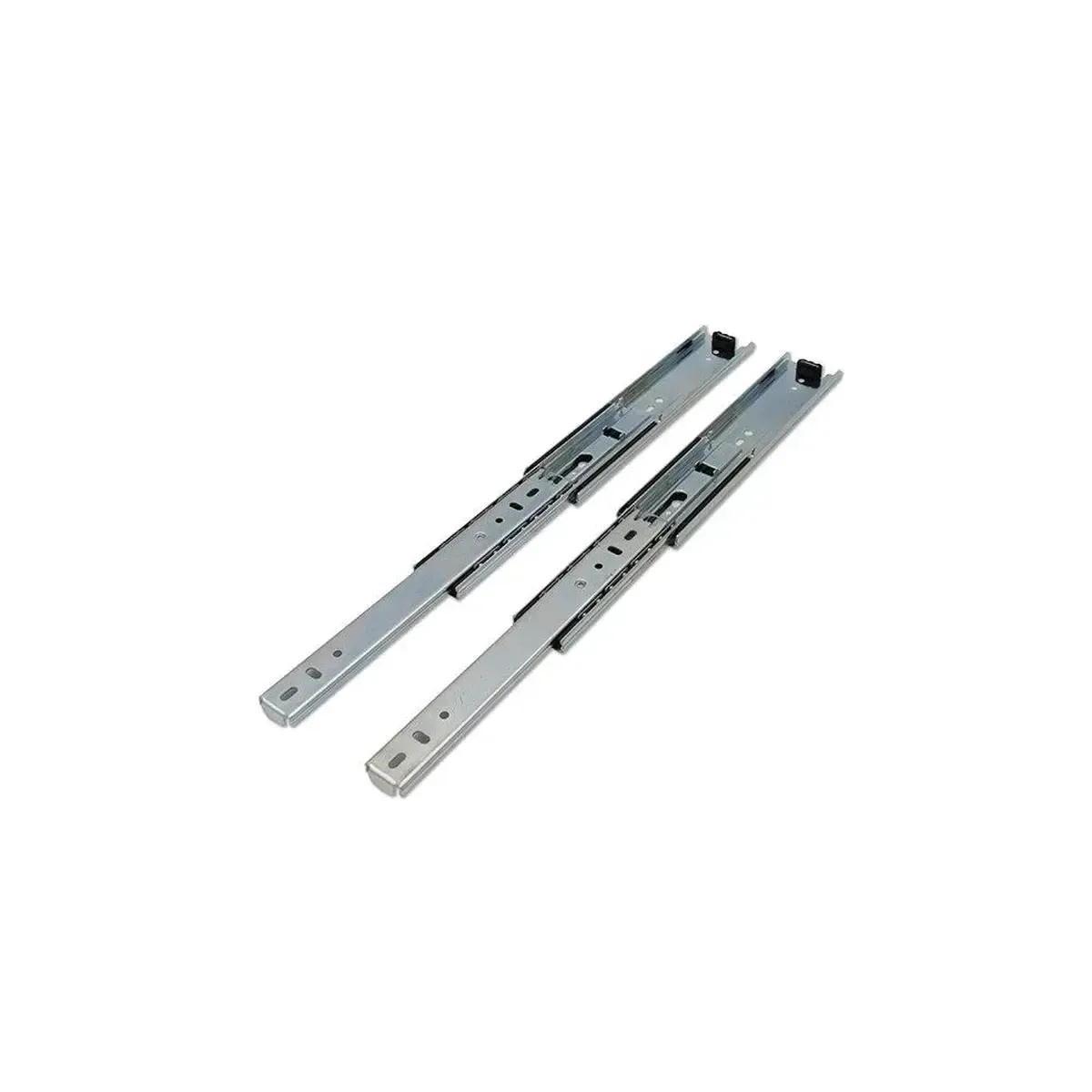 9" L x 1-3/4" H Auto Return Ball Bearing Drawer Slider (2 pk)