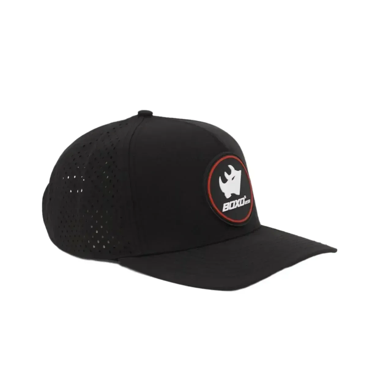 BoxoUSA Blackout Rhino Snapback Hat - Image 3