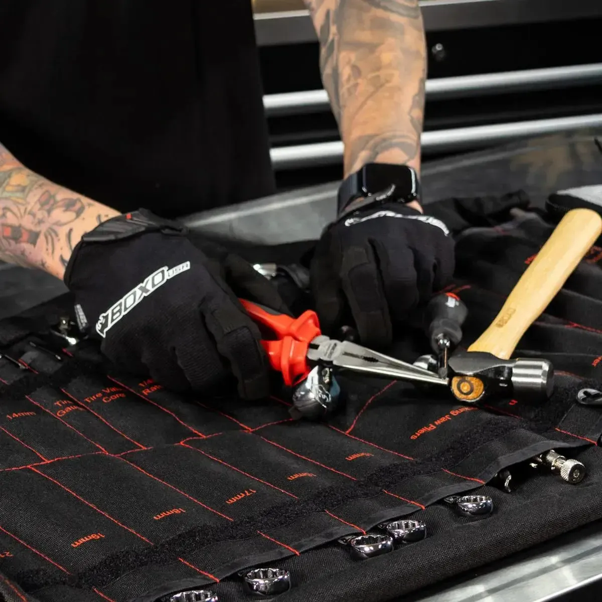 BOXO USA Mechanic Gloves – Touchscreen Compatible, High Durability Work Gloves - Image 4
