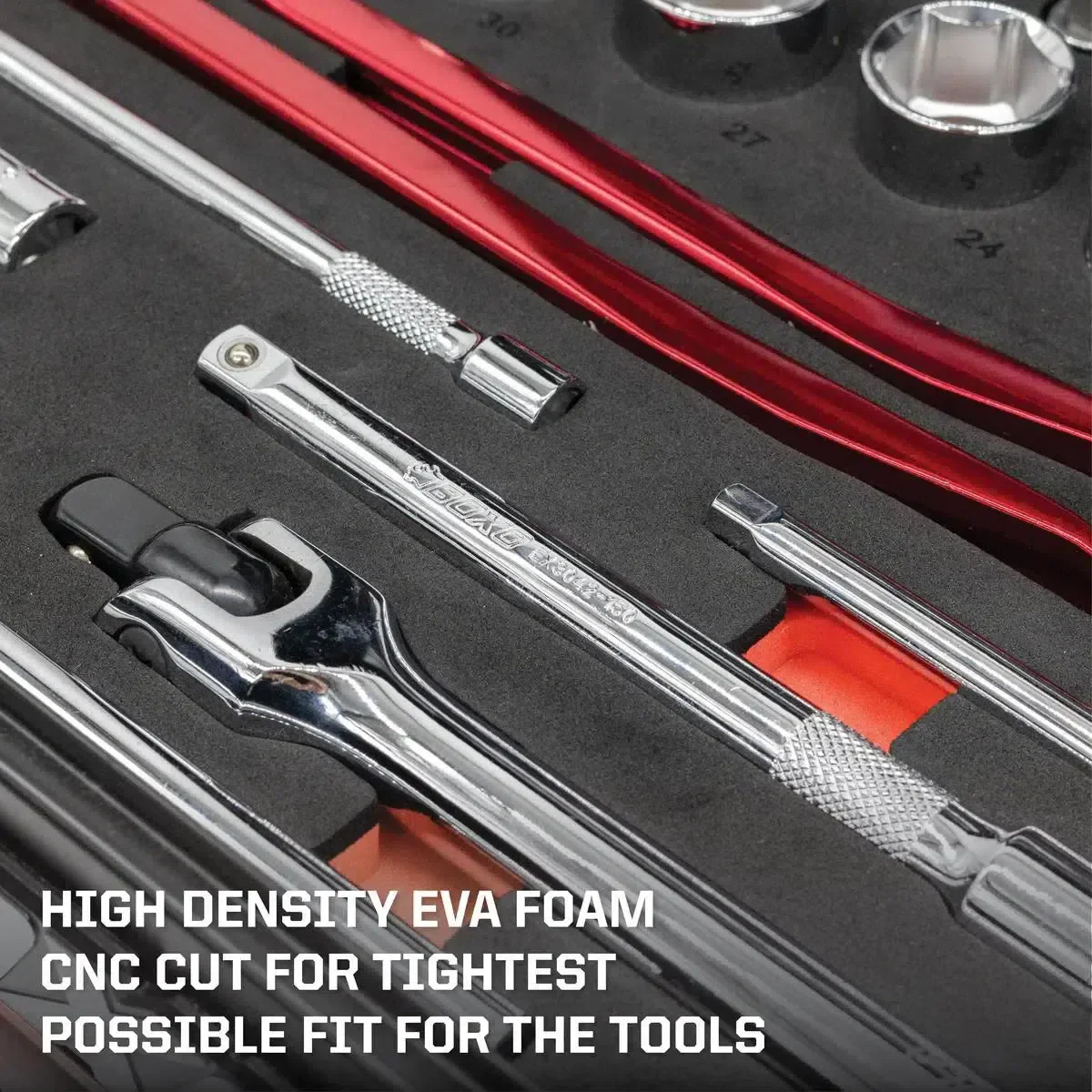 MotoBox | 103-Piece Metric Motorcycle Tool Set with 5-Drawer Hand Carry Tool Box - Image 4
