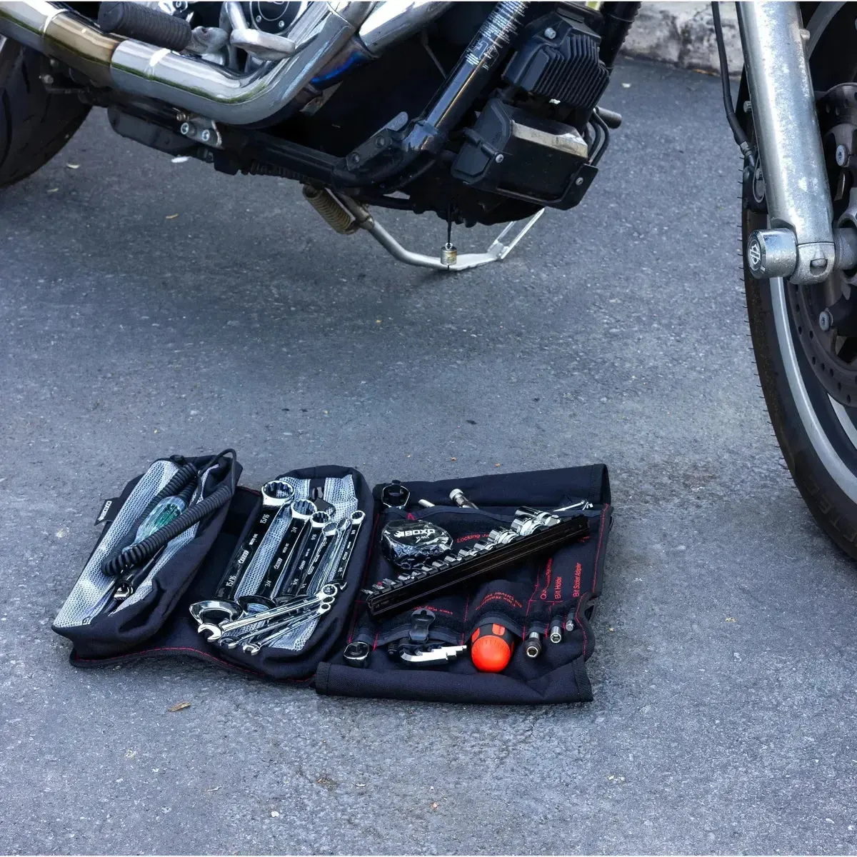 Motorcycle Roll | 48-Piece Motorcycle Tool Kit - Image 6