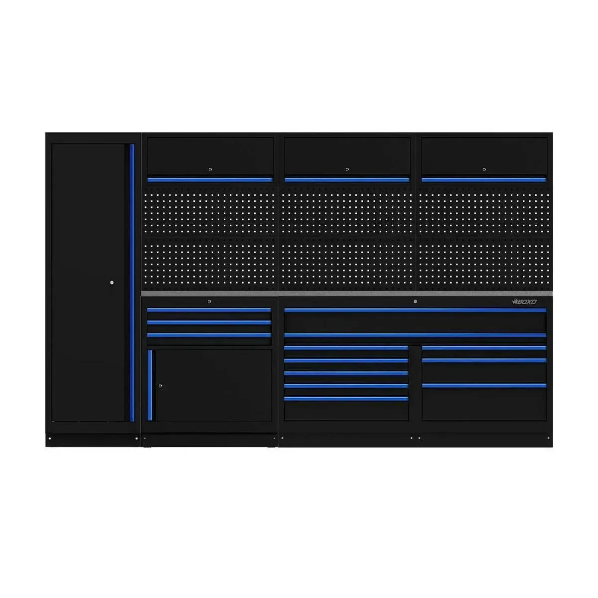 OSM Pro Series | 126" 11-Piece Professional Organized Storage Modules Build Out | 13-Drawers, 6-Cabinets - Image 3