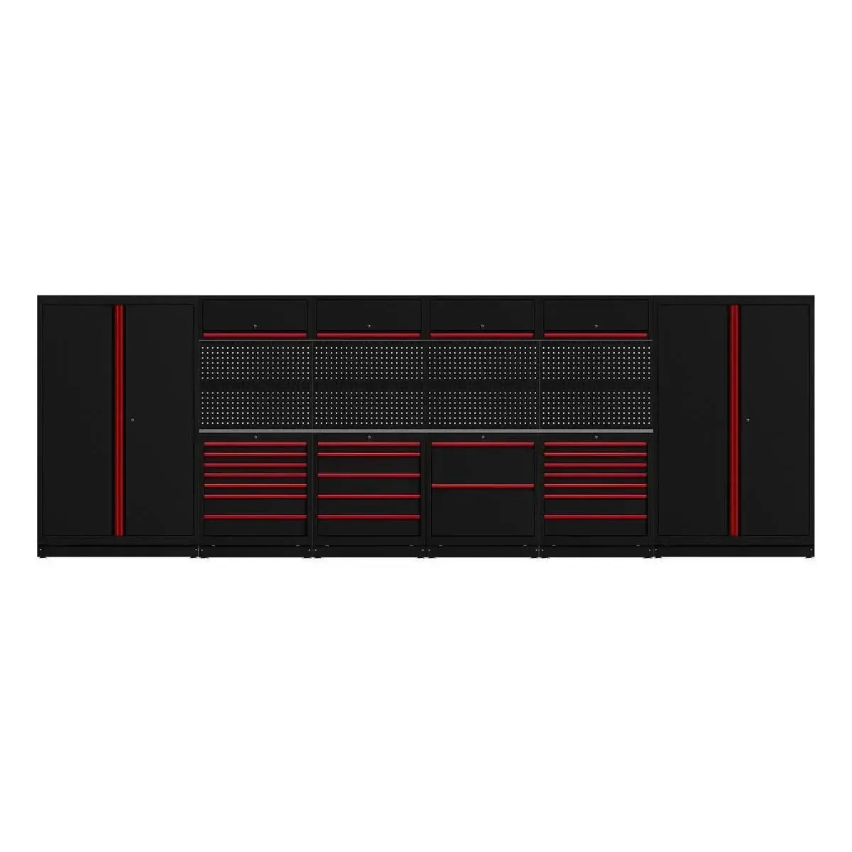 OSM Pro Series | 224" 18-Piece Professional Organized Storage Modules Build Out | 21-Drawers, 10-Cabinets - Image 3