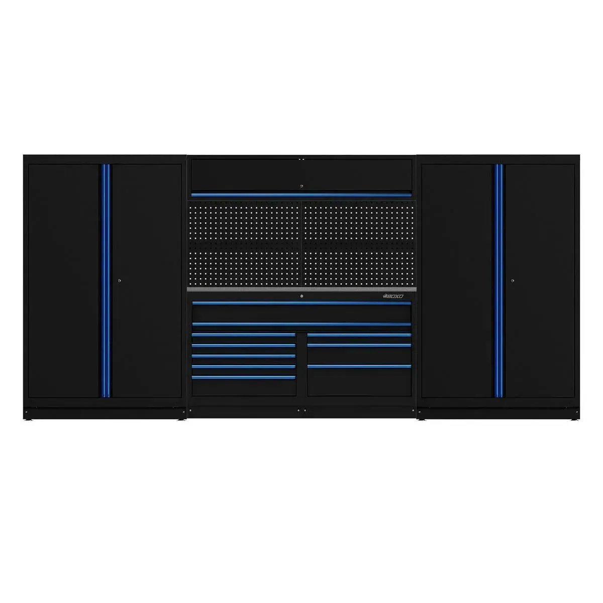 OSM Pro Series | 156" 7-Piece Professional Organized Storage Modules Build Out | 10-Drawers, 4-Cabinets - Image 3