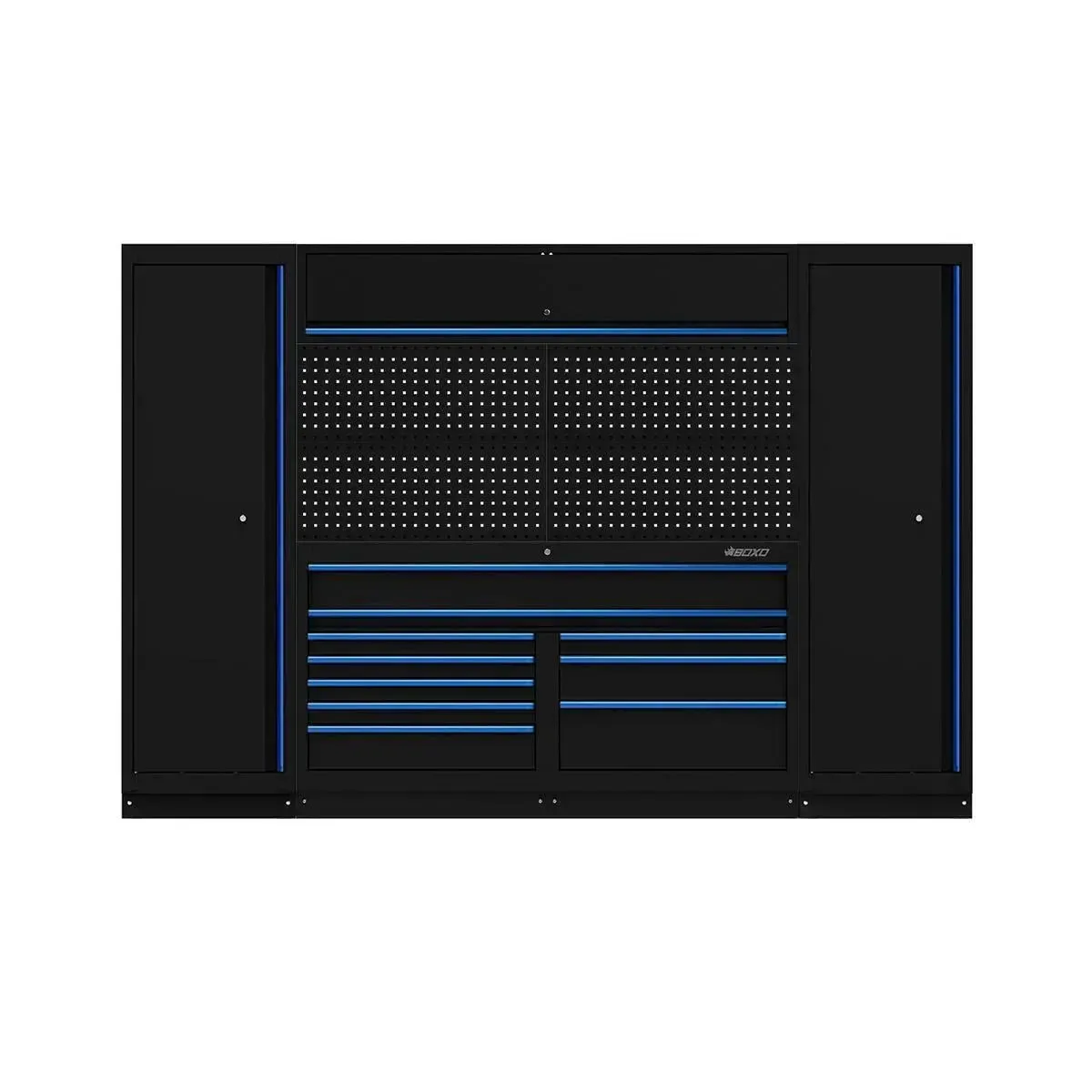 OSM Pro Series | 116" 9-Piece Professional Organized Storage Modules Build Out | 10-Drawers, 4-Cabinets - Image 3