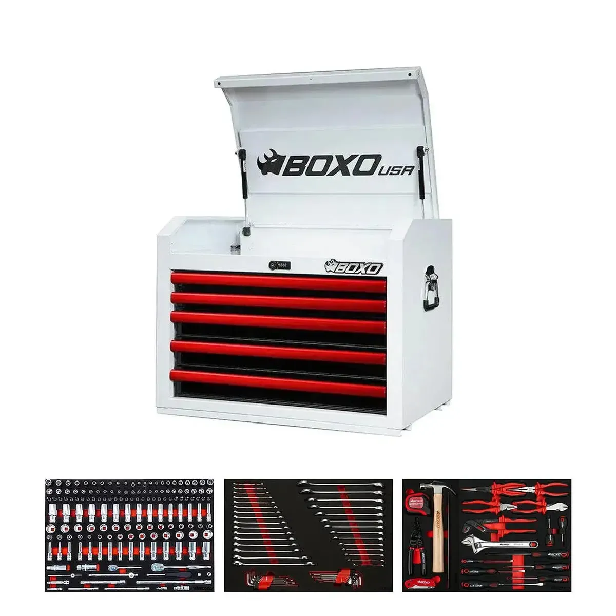 Pro Series | 26" 5-Drawer Tool Box with 222-Piece Master Tool Set - Image 5