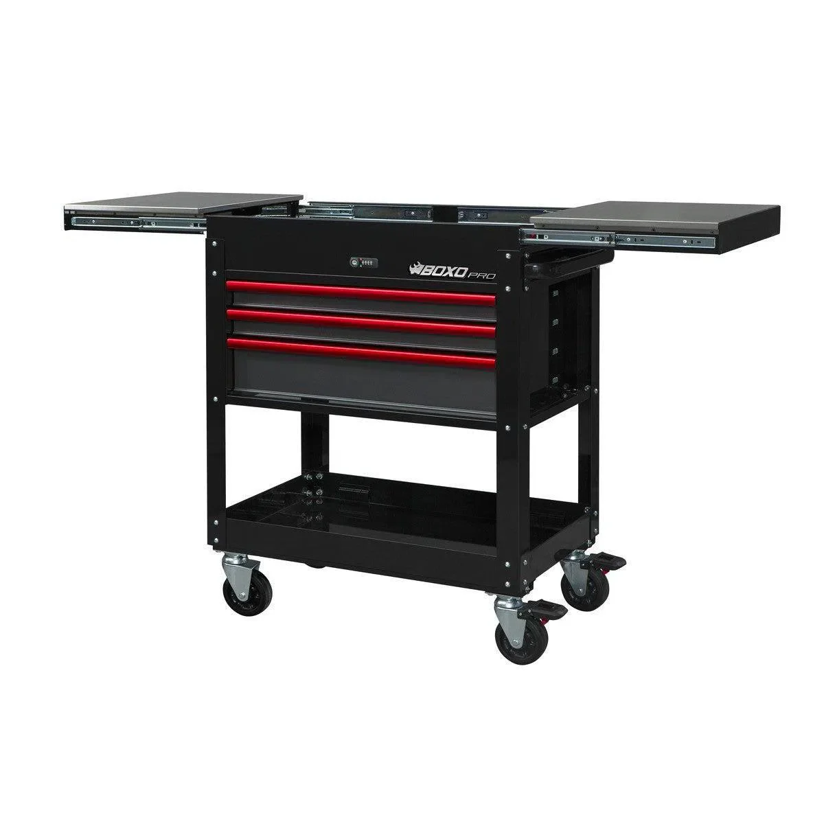 Pro Series | 35" 3-Drawer Slide-Top Service Cart Tool Box - Image 5