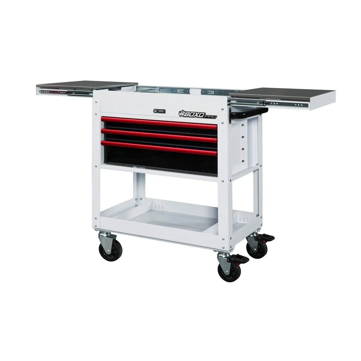 Pro Series | 35" 3-Drawer Slide-Top Service Cart Tool Box - Image 6