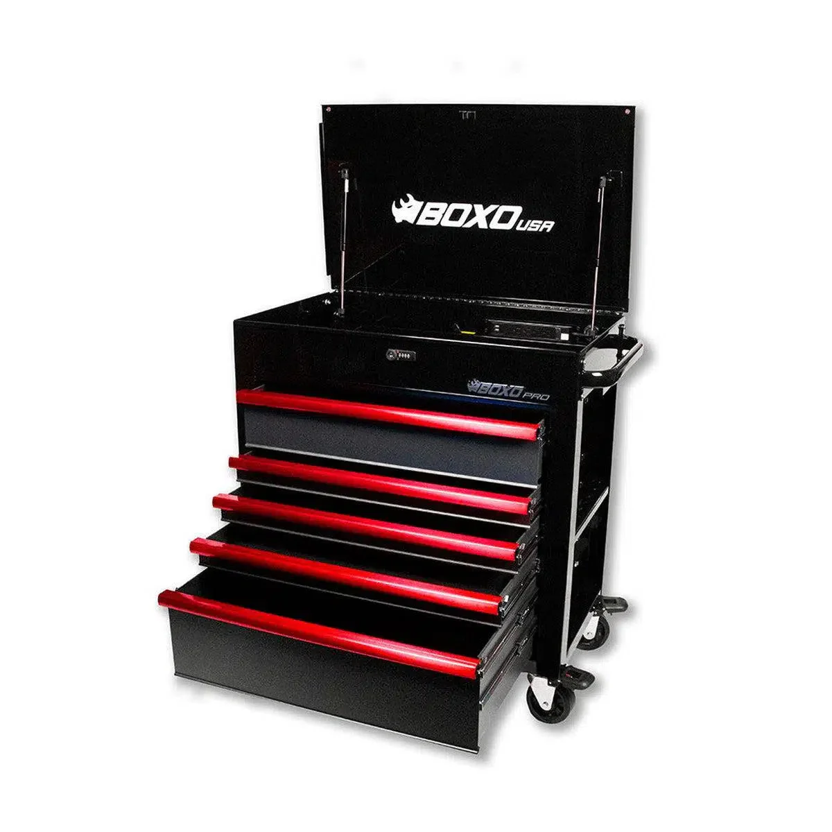 Pro Series | 35" 5-Drawer Flip-Top Service Cart Tool Box - Image 5
