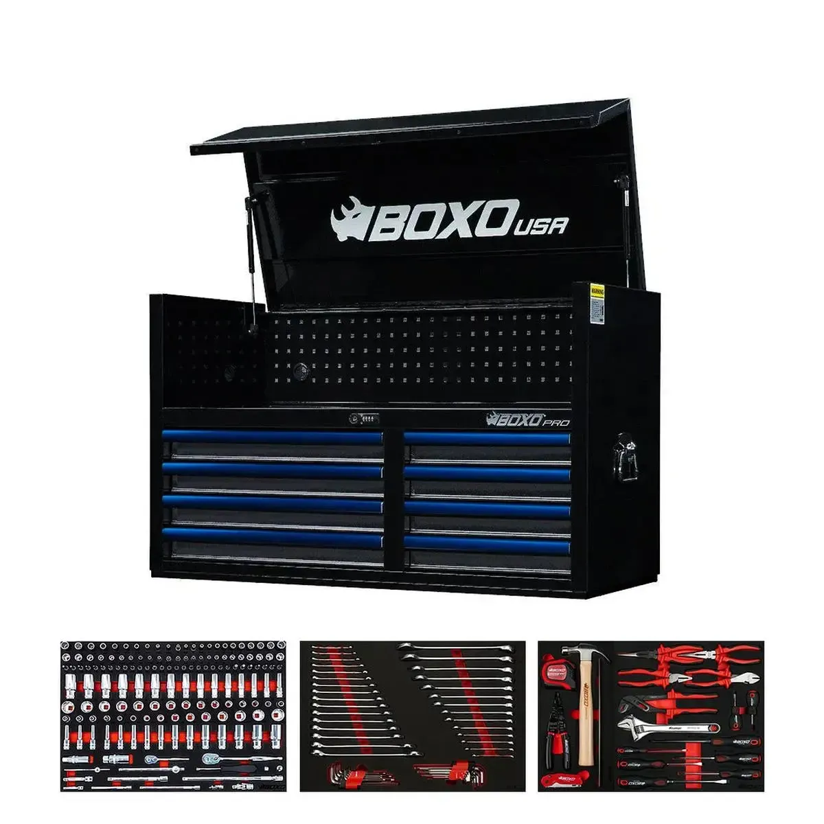Pro Series | 45" 8-Drawer Tool Box with 222-Piece Master Tool Set - Image 3