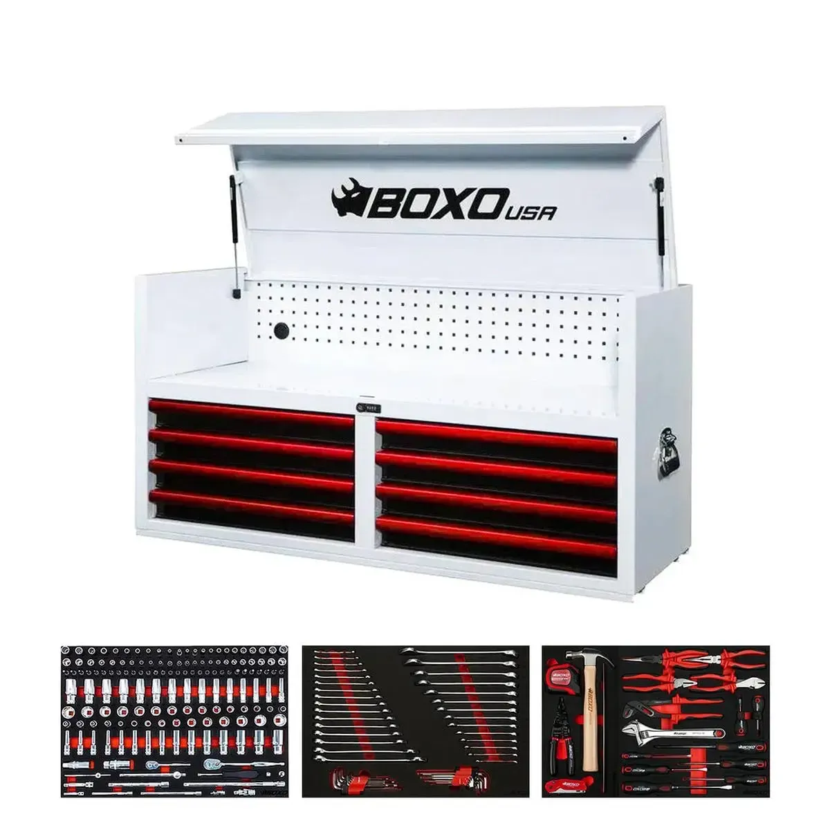 Pro Series | 53" 8-Drawer Tool Box with 222-Piece Master Tool Set - Image 3