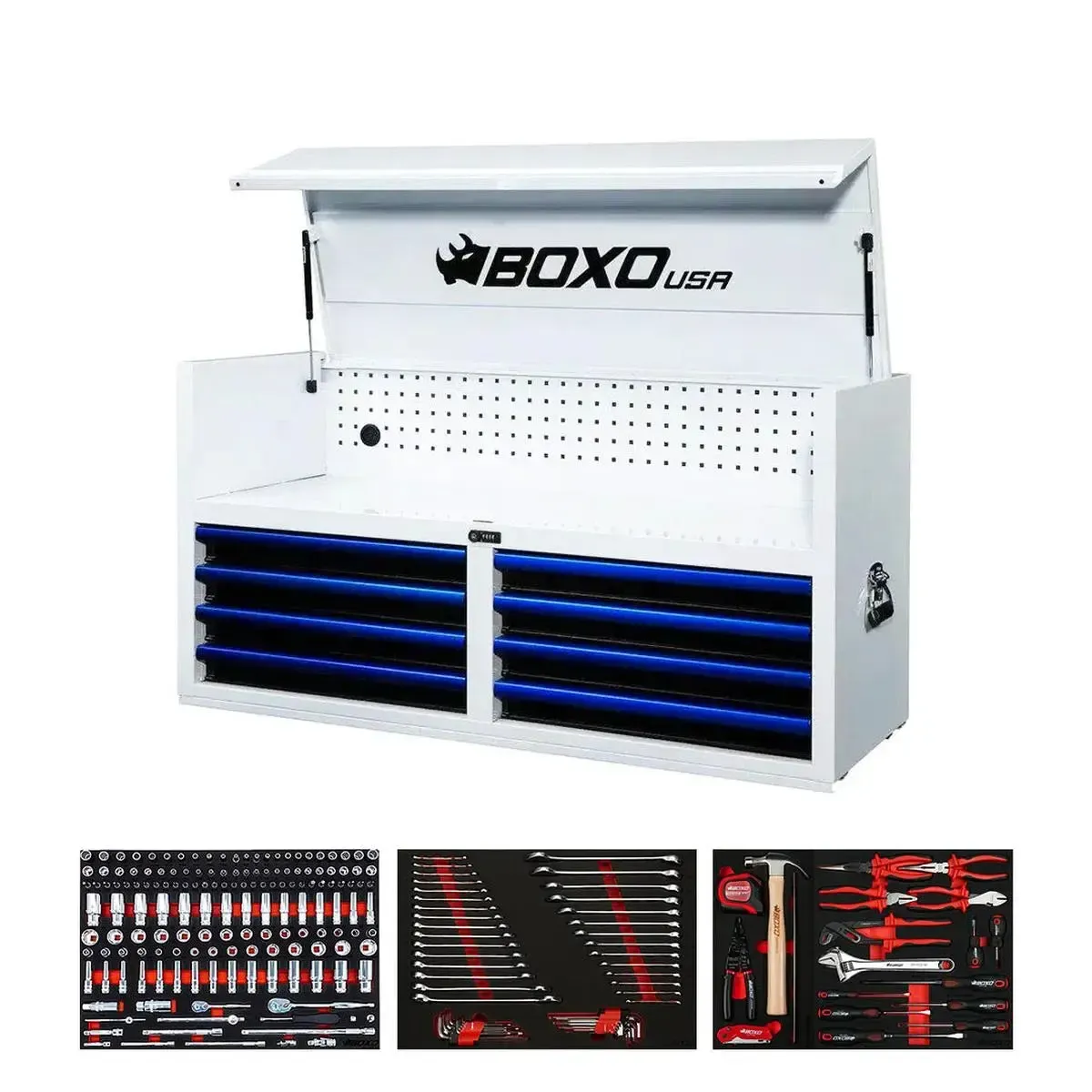 Pro Series | 53" 8-Drawer Tool Box with 222-Piece Master Tool Set - Image 4