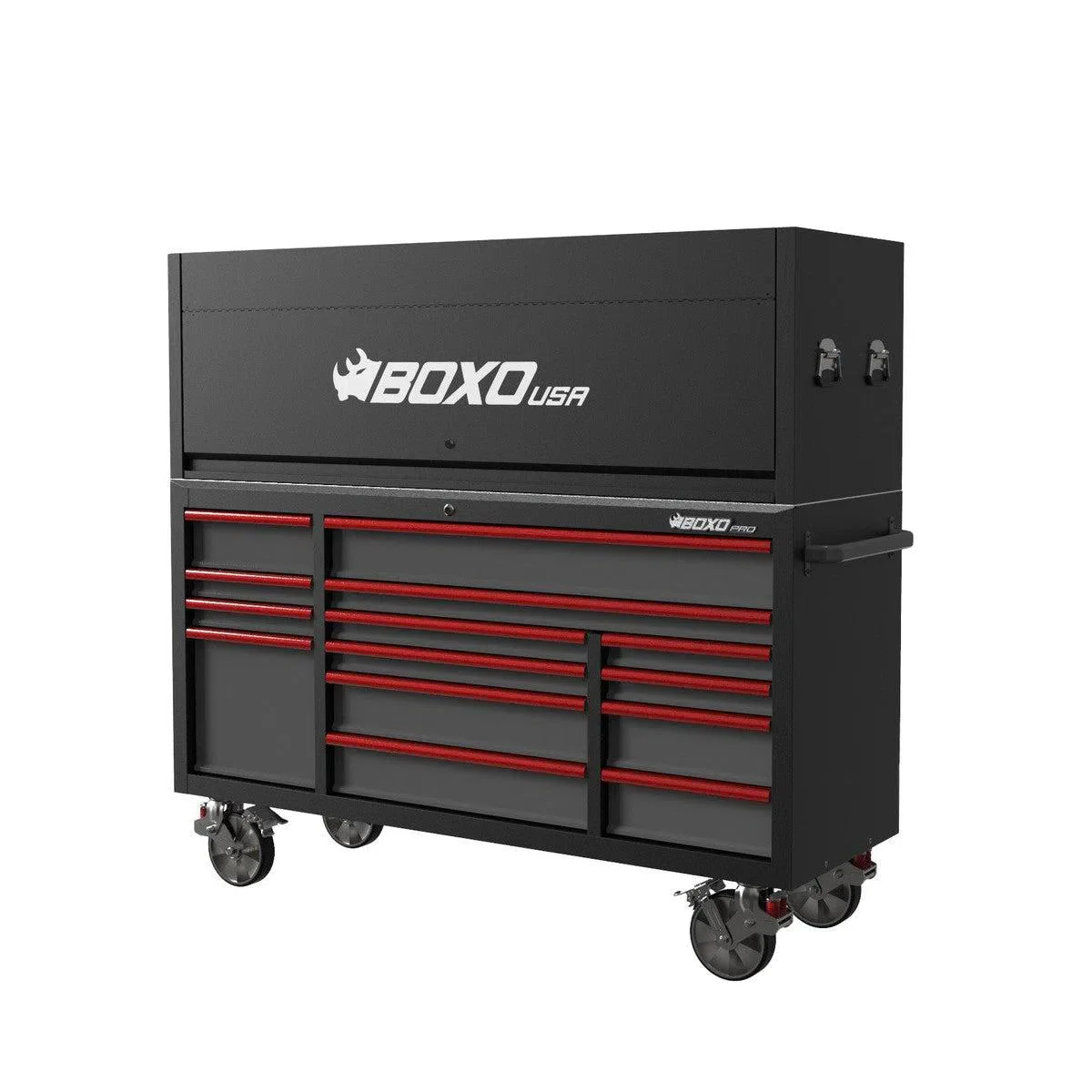 Pro Series | 72" 14-Drawer Garage Top Rolling Tool Box | Black - Image 5