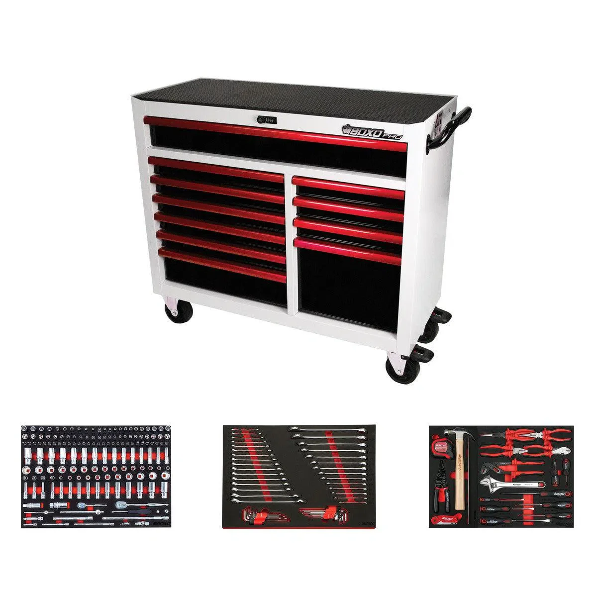 Pro Series | 45" 11-Drawer Rolling Tool Box with 222-Piece Master Tool Set - Image 4