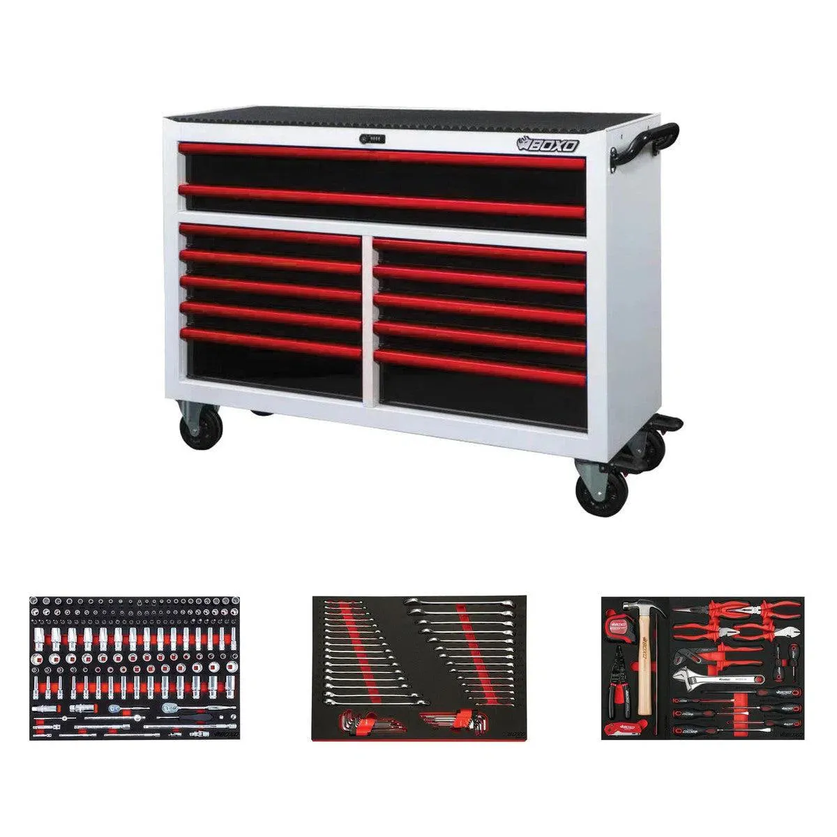Pro Series | 53" 12-Drawer Rolling Tool Box with 222-Piece Master Tool Set - Image 4
