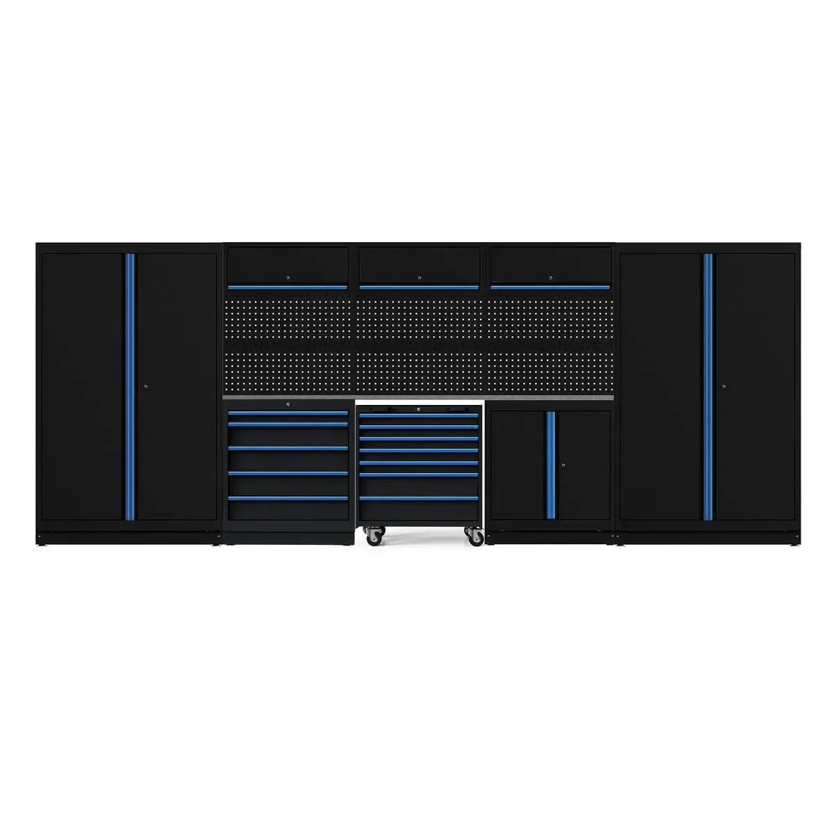 OSM Pro Series | 190" 12-Piece Professional Organized Storage Modules Build Out | 12-Drawers, 6-Cabinets - Image 3