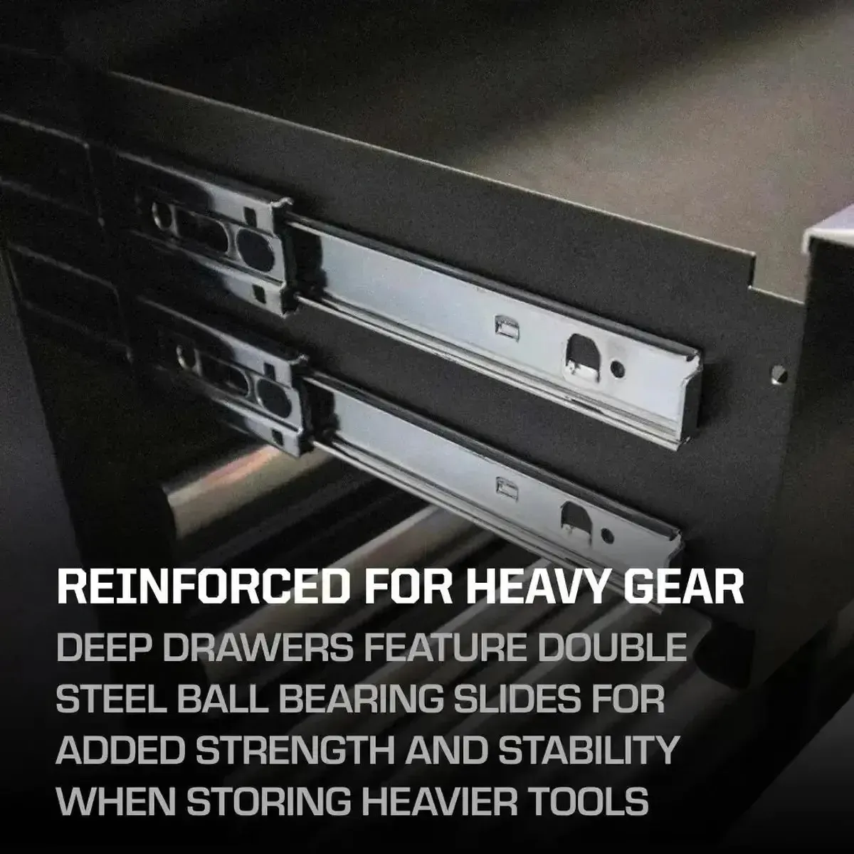 Tech Series | 41" 11-Drawer Rolling Tool Chest with 222-Piece Master Tool Set | White - Image 5